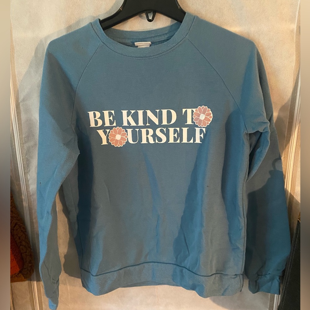 Be Kind to Yourself Graphic Crewneck Sweater